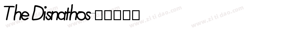 The Disnathos字体转换